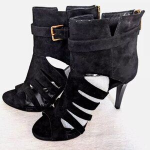 🖤Vero Cuoio Suede Cage Bootie Sandal
